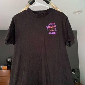 Anti social social club tee shirt
